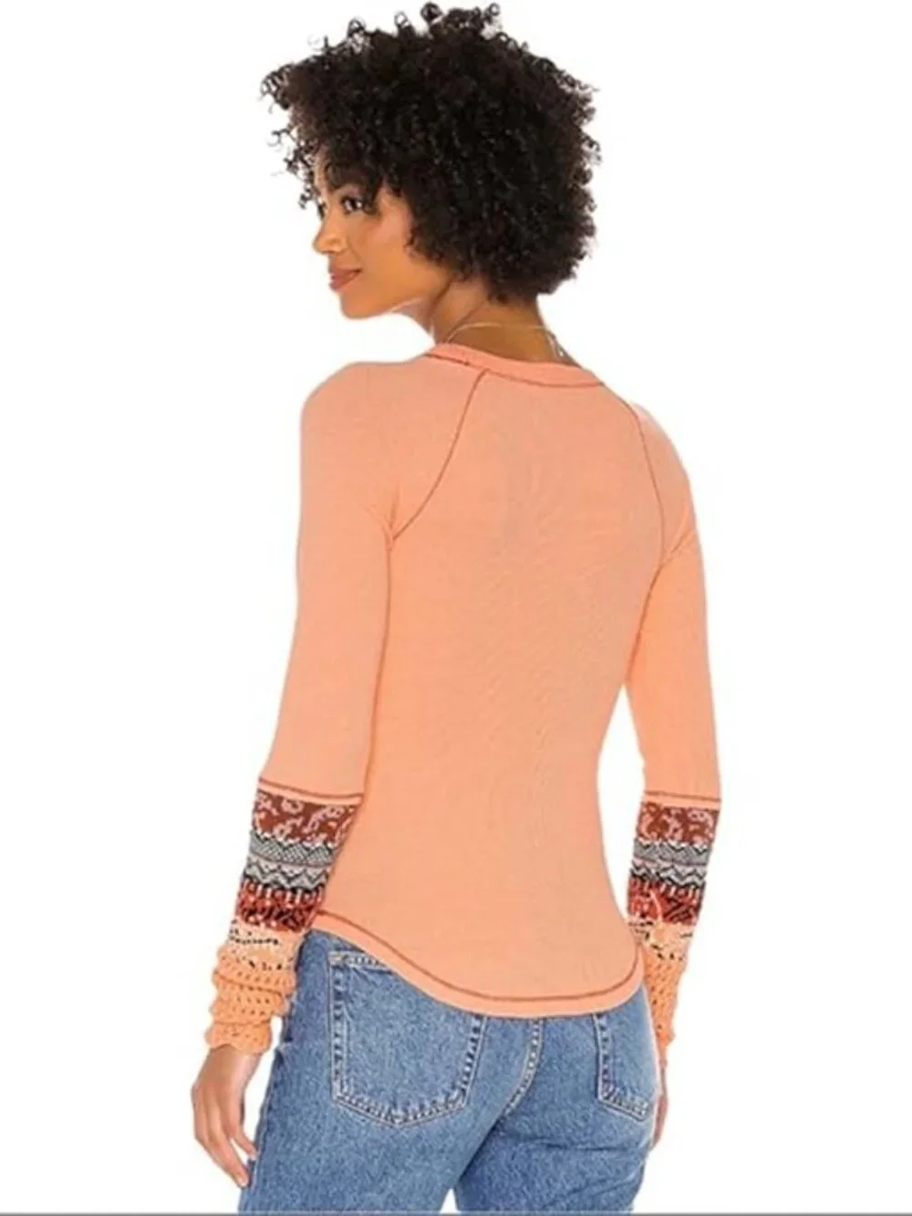 Free People In The Mix Cuff Thermal Top